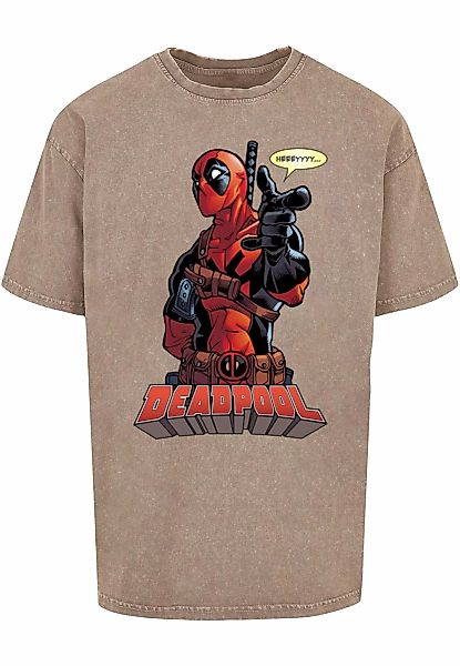 ABSOLUTE CULT T-Shirt "ABSOLUTE CULT Herren Deadpool - Hey You Acid Washed günstig online kaufen