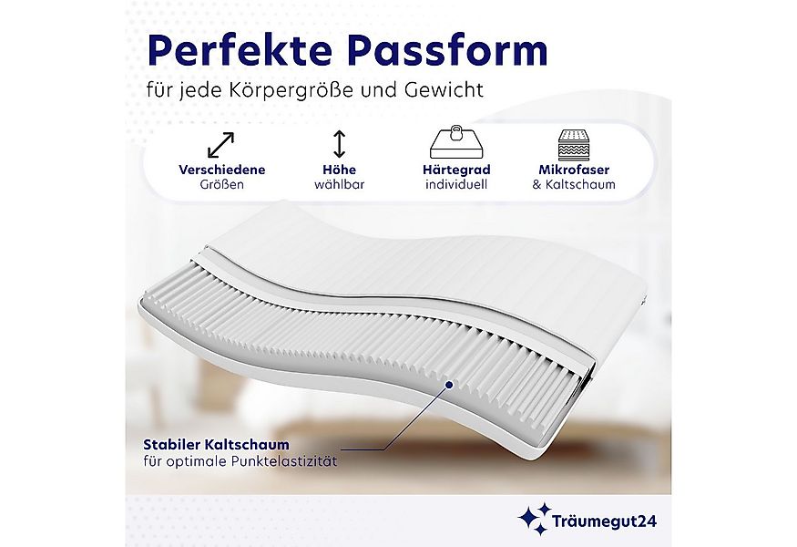 Komfortschaummatratze HydroVital-Spa - Wendematratze mit zwei Liegeseiten H günstig online kaufen