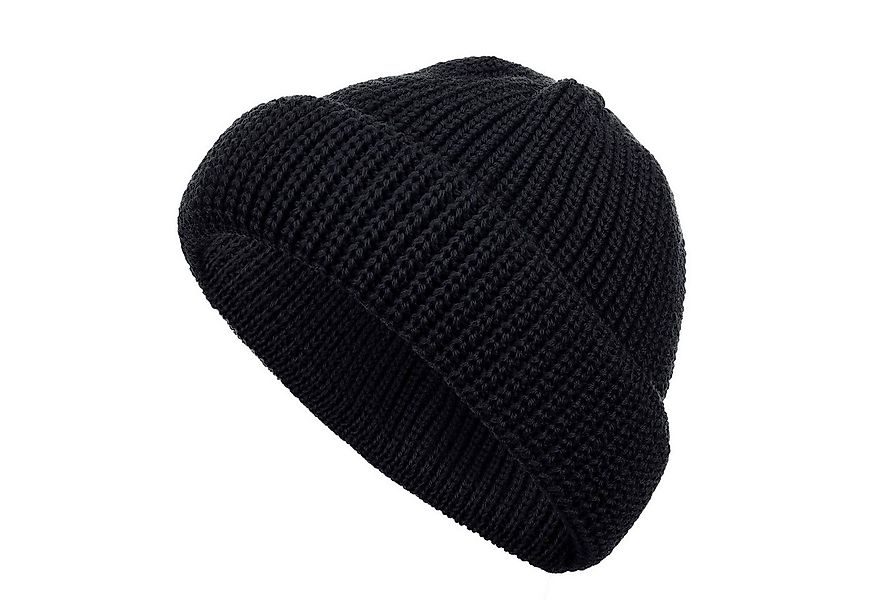 modAS Strickmütze Schippermütze Wollmütze - Wintermütze aus 100% Schurwolle günstig online kaufen