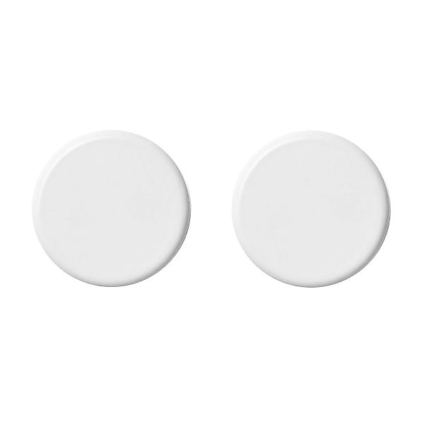 Menu - Bath Series Knobs Haken 2er Set - weiß/pulverbeschichtet/T 2cm / Ø 4 günstig online kaufen