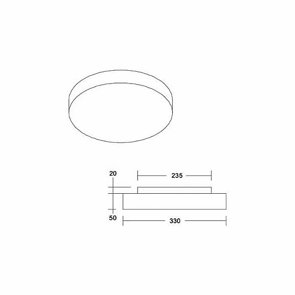 BRUMBERG LED-Deckenleuchte Celtis Mini, 3.000 K, braungrau günstig online kaufen