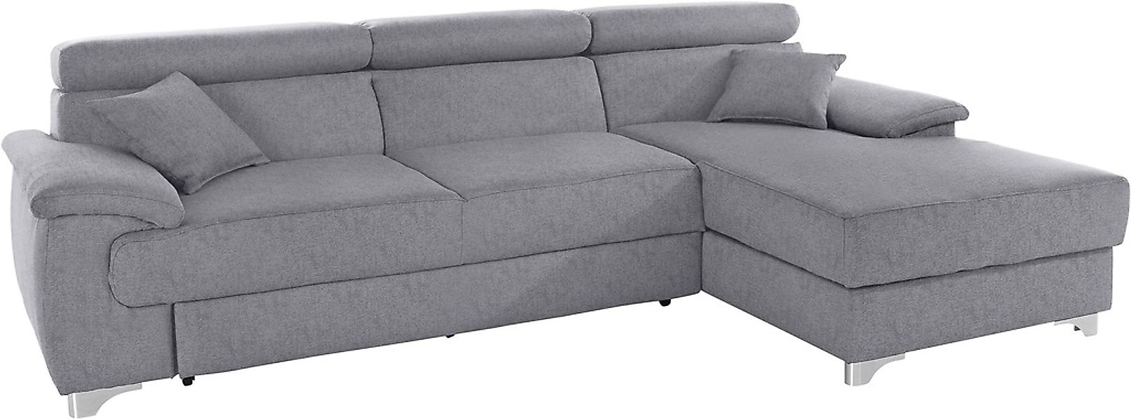 DOMO collection Ecksofa "Mira, inklusive Kopfteilverstellung für mehr Wohlf günstig online kaufen