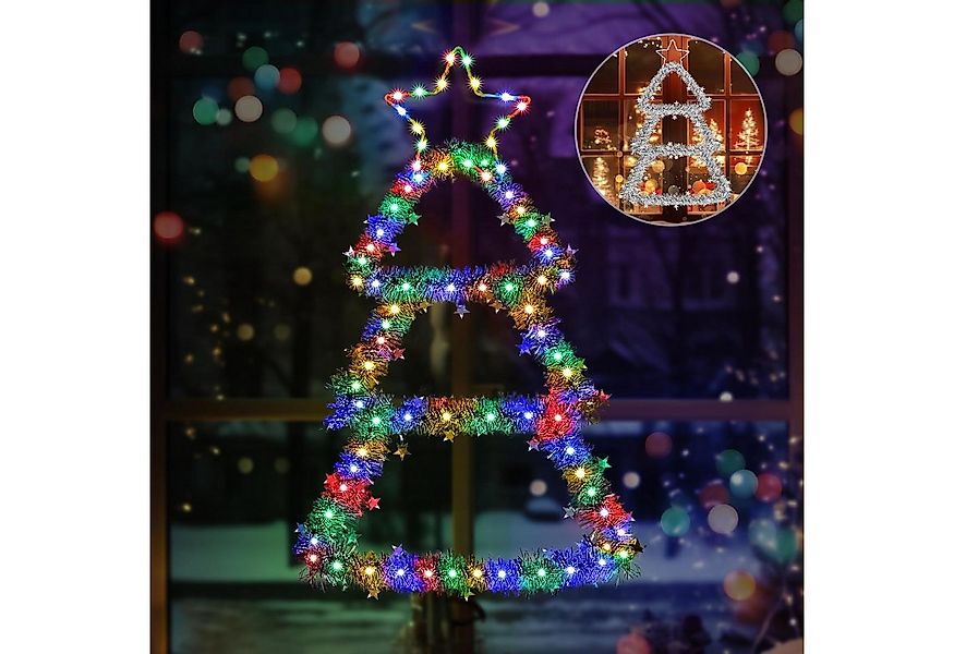 Elegear LED-Lichterkette LED Dekolicht Weihnachtsbaum Weihnachtsdeko 75 x 4 günstig online kaufen