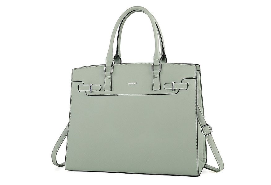 TAN.TOMI Aktentasche Handtasche Damen Shopper Damen Große Schwarz Gross Lap günstig online kaufen