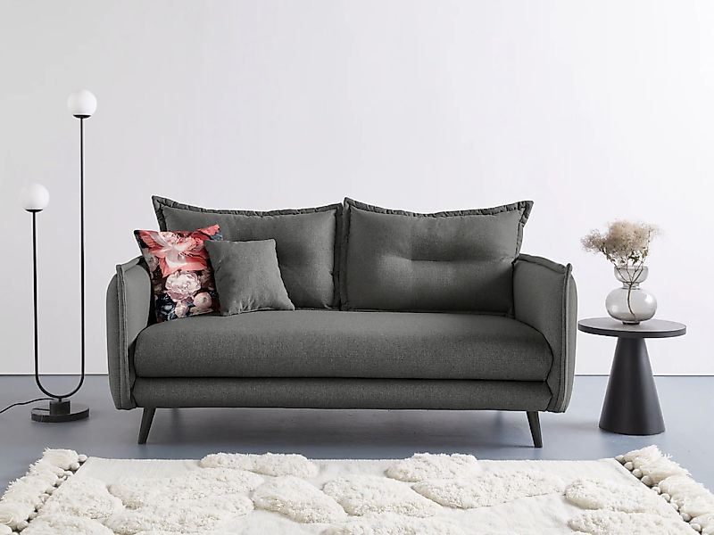 Home affaire 3-Sitzer "Lazio" inklusive 1 Stk. Wende- und 1 Stk. Zierkissen günstig online kaufen