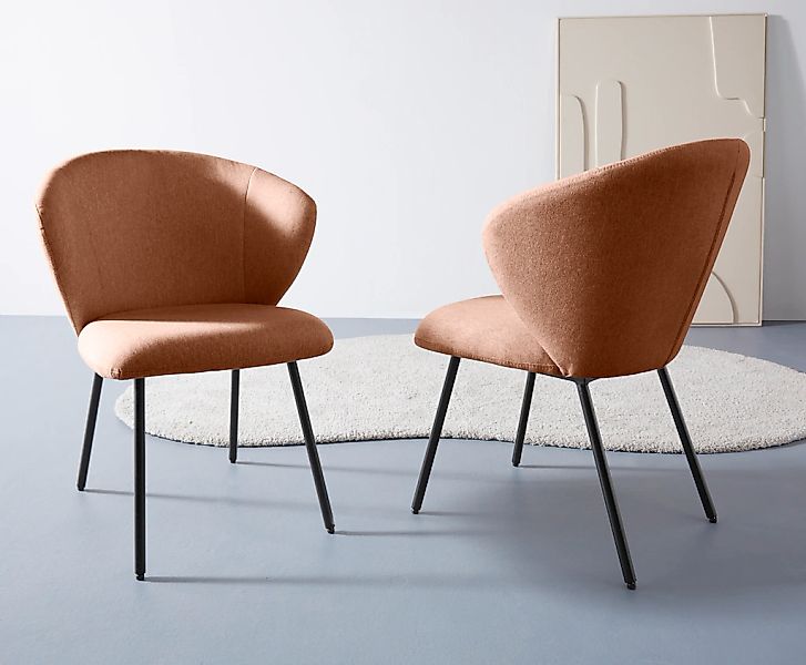 LeGer Home by Lena Gercke Esszimmerstuhl "Galilea", (Set), 2 St., Struktur, günstig online kaufen