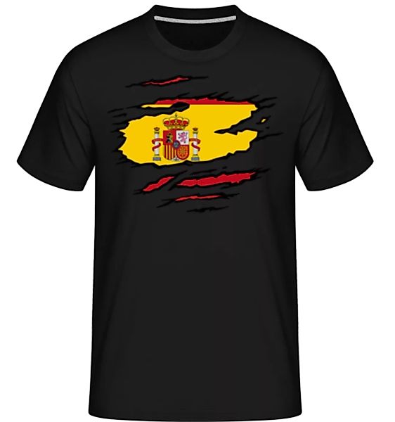 Ripped Flag Spain · Shirtinator Männer T-Shirt günstig online kaufen