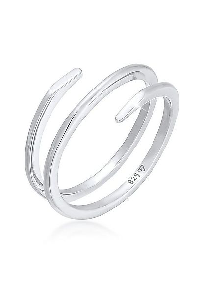 Elli Fingerring Wickelring Twist Fein 925 Silber günstig online kaufen