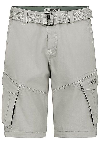 SUBLEVEL Cargoshorts Cargo Bermuda Shorts mit Gürtel und Design Taschen Car günstig online kaufen