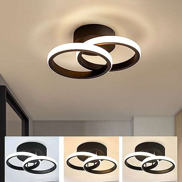 ibettertec Deckenleuchten 3-Farbige Decken-Lampe Dimmbar LED Deckenleuchte, günstig online kaufen