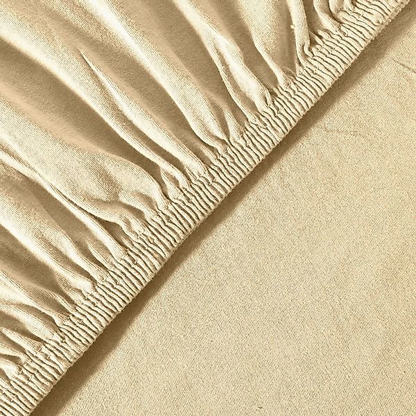 leevitex® Spannbettlaken Premium Topper Spannbettlaken, Gummizug: Rundum-Gu günstig online kaufen