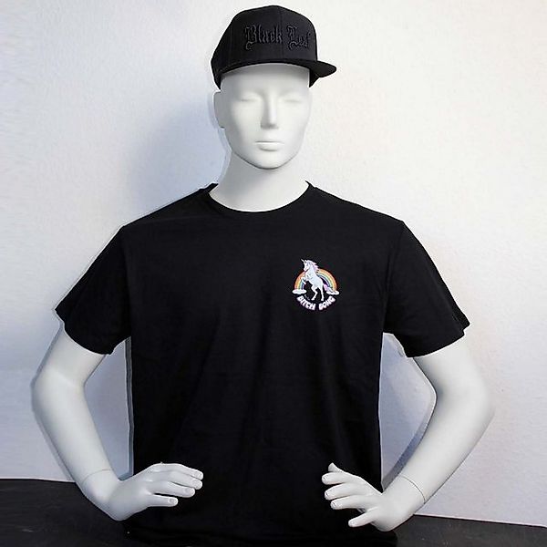 Black Leaf Print-Shirt T-Shirt BITCH BONG 100% Baumwolle günstig online kaufen