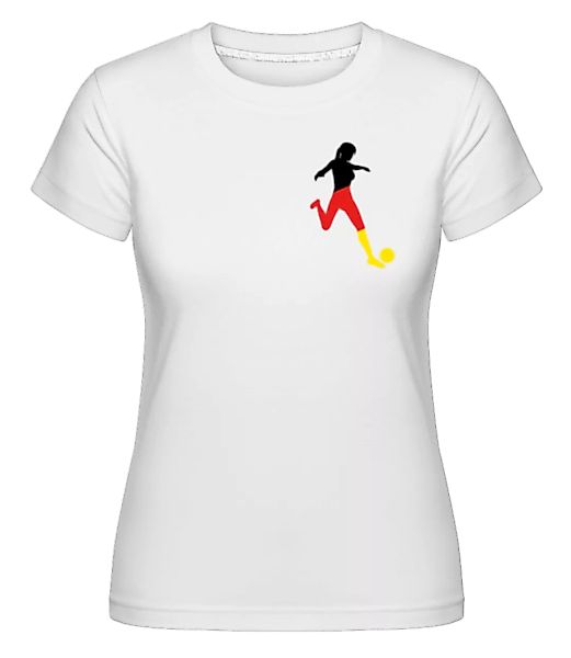 Frauenfußball Deutschland · Shirtinator Frauen T-Shirt günstig online kaufen