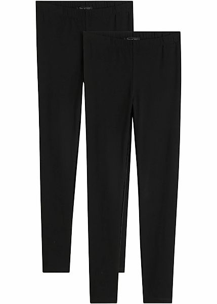 bonprix Leggings "Leggings (2er-Pack)" aus Baumwolle und Elasthan, schmale günstig online kaufen