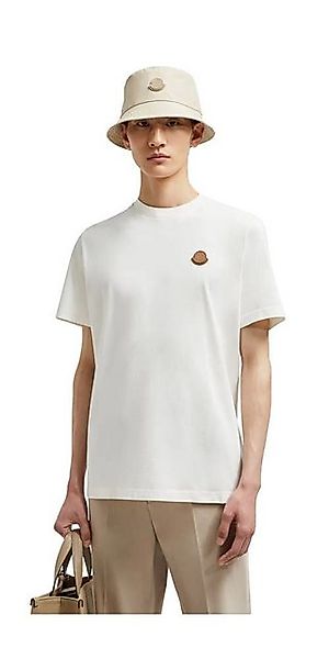 MONCLER Print-Shirt Moncler Logo Patch Cotton T-Shirt günstig online kaufen