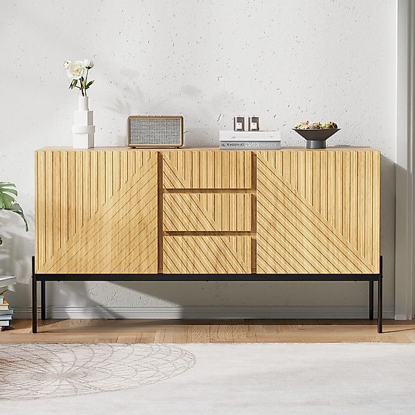Merax Sideboard mit höhenverstellbare Einlegeböden und günstig online kaufen