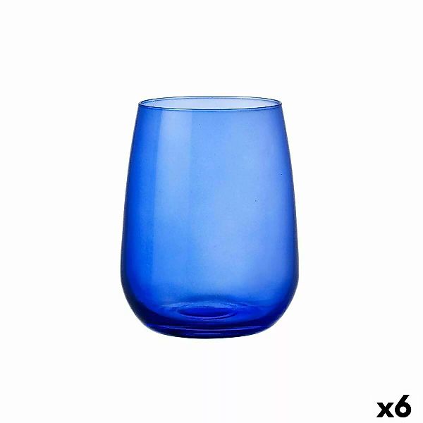 Becher Bormioli Rocco Restaurant Cobalto Blau Glas (430 Ml) (6 Stück) günstig online kaufen