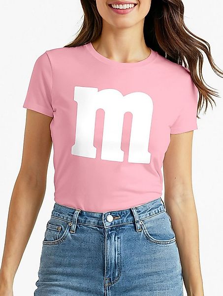 MoonWorks Print-Shirt Damen T-Shirt Gruppen-Kostüm M Aufdruck Kostüm Idee F günstig online kaufen