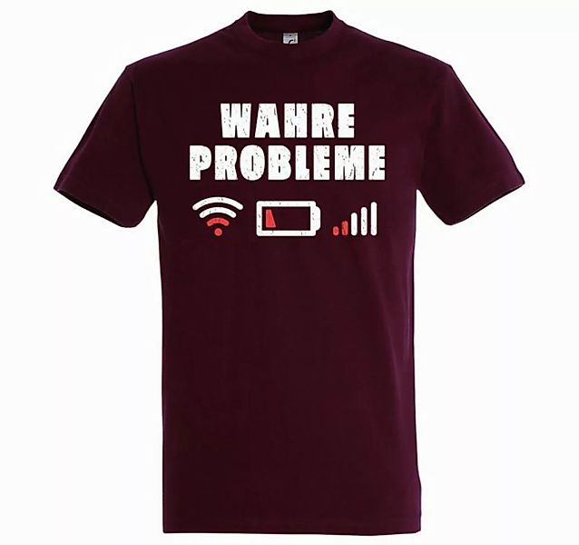 Youth Designz Print-Shirt "Wahre Probleme" Herren T-Shirt mit lustigem Spru günstig online kaufen