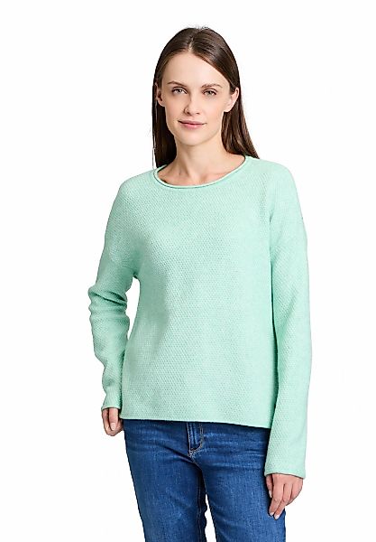 Betty&Co Strickpullover "Damen Strickpullover mit Rundhalsausschnitt", 1 St günstig online kaufen