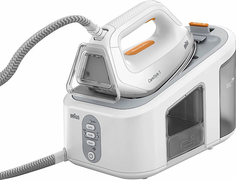 Braun Dampfbügelstation "CareStyle 3 IS 3132 WH - 6,0 bar, 400 g Dampfstoß, günstig online kaufen
