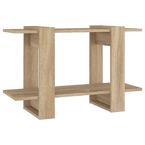 vidaXL Bücherregal Bücherregal/Raumteiler Sonoma-Eiche 80x30x51 cm, günstig online kaufen