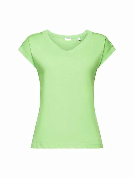 Esprit T-Shirt T-Shirt mit V-Ausschnitt (1-tlg) günstig online kaufen