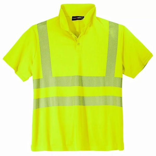 ABRAXAS Poloshirt Übergrößen Herren Warnschutz-Poloshirt neongelb Marc&Mark günstig online kaufen