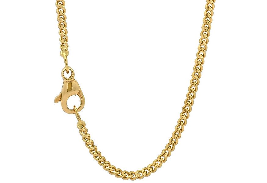 HOPLO Panzerkette Goldkette Panzerkette Länge 40cm - Breite 2.1mm - 750-18 günstig online kaufen