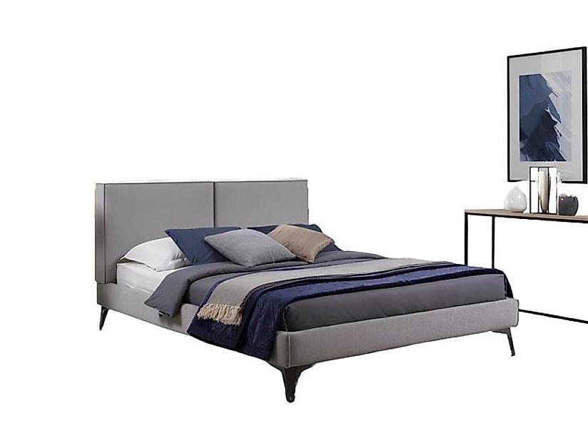 JVmoebel Bett Designer Bett 180x200 Leder Textil Betten Doppel Schlaf Zimme günstig online kaufen