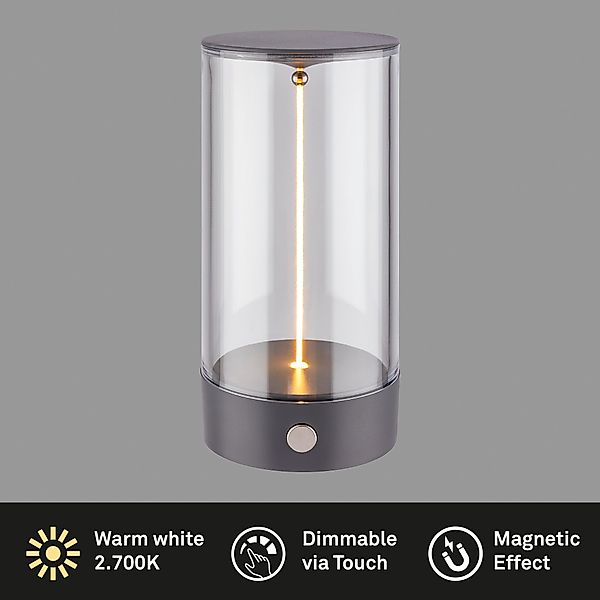 Briloner Leuchten Tischleuchte LED Tischlampe Akku günstig online kaufen