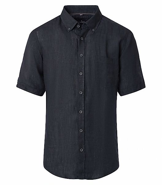 CASAMODA Kurzarmhemd "CASAMODA Leinenhemd Kurzarm uni" günstig online kaufen