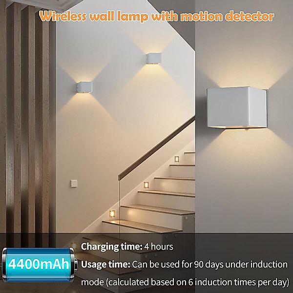 BlingBin LED Wandleuchte Akku Wandleuchte mit günstig online kaufen
