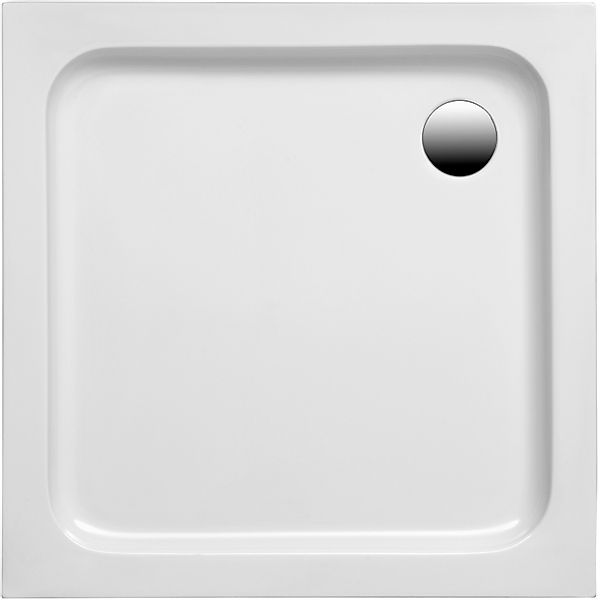 Ottofond Duschwanne Samos Quadrat 80 cm x 80 cm Weiß günstig online kaufen