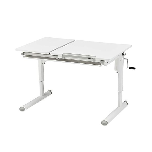KETTLER Kinderschreibtisch, 72x110, Höhenverstellbar, geteilte Arbeitplatte günstig online kaufen