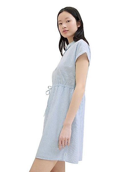 TOM TAILOR Denim Hemdblusenkleid im Streifendessin günstig online kaufen