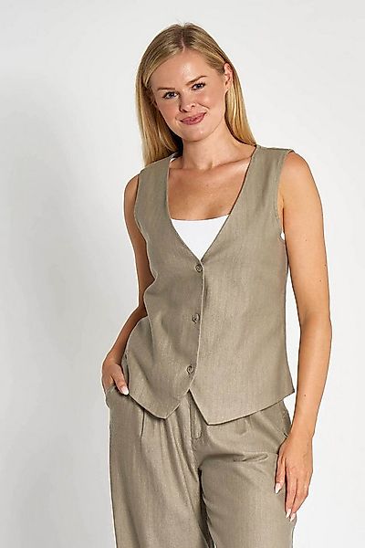 Zhrill Anzugweste ZHDIOSA mit V-Ausschnitt und Knopfleiste günstig online kaufen