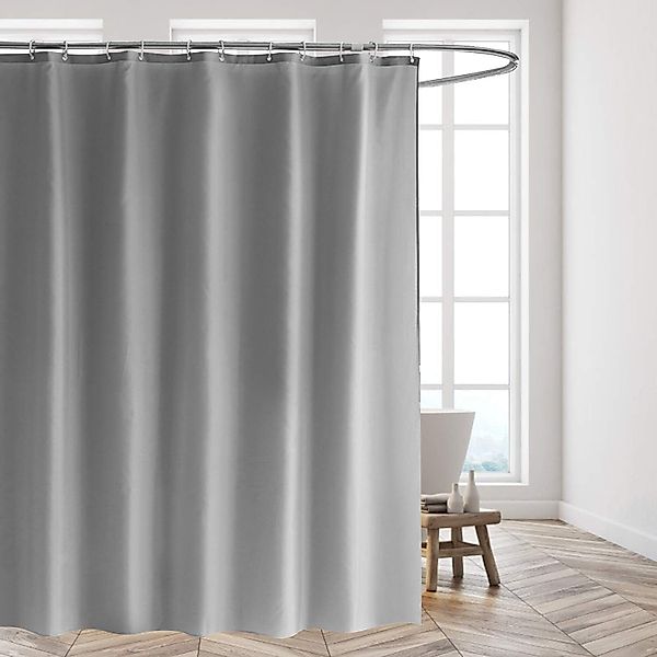 Clofy Duschvorhang Grauer Duschvorhang – Schimmelresistent günstig online kaufen