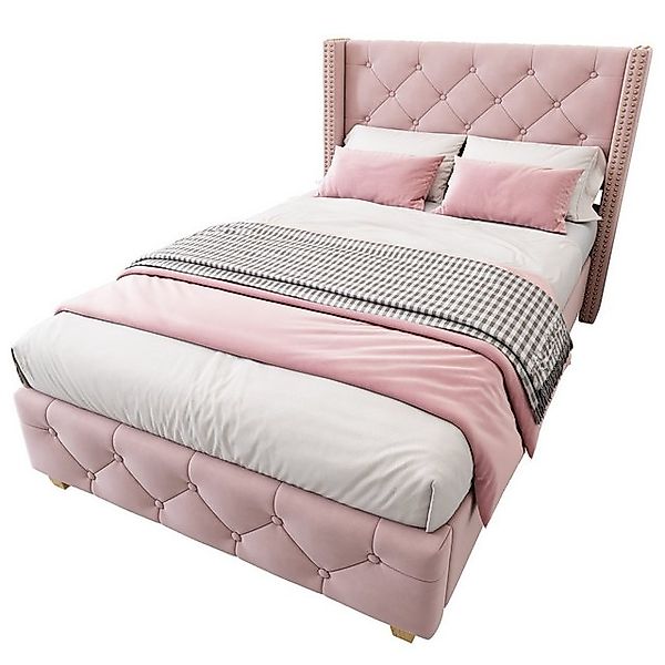 OKWISH Polsterbett Nietenpolsterung, Knopfpolsterung, (90 x günstig online kaufen