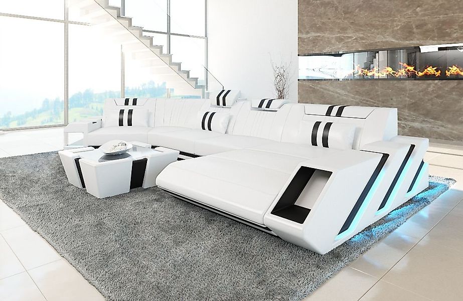 Sofa Dreams Wohnlandschaft Ledercouch Sofa Leder günstig online kaufen