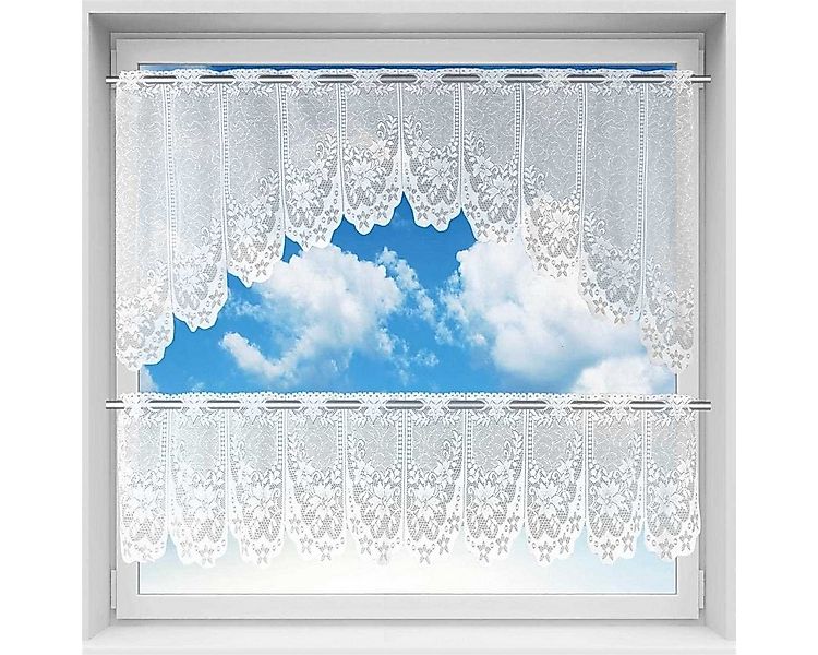 Arsvita Vorhang Mona (1 St), Stangendurchzug, halbtransparent, 2 teiliges B günstig online kaufen