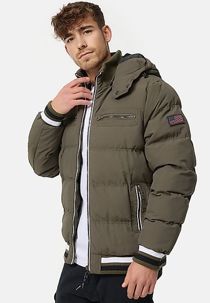 Indicode Winterjacke Marlon mit sportlichem Rippstrickbündchen günstig online kaufen