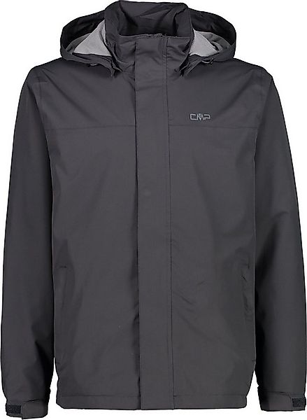 CMP Regenjacke MAN JACKET SNAPS HOOD ANTRACITE günstig online kaufen
