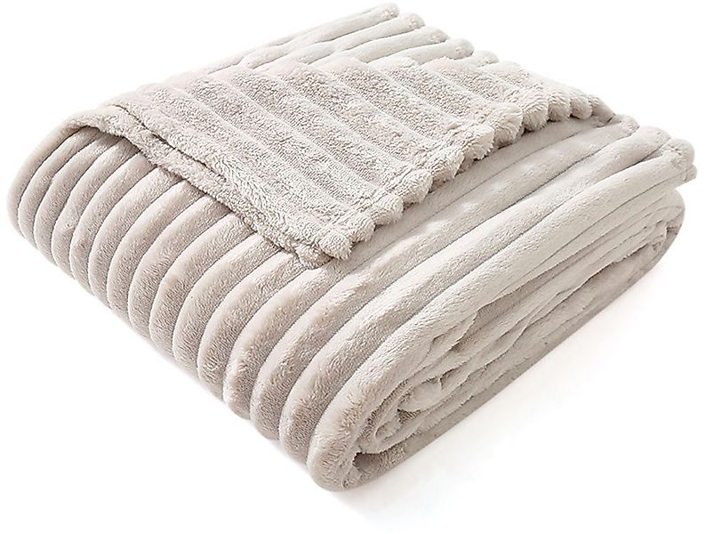 Wohndecke Millara, Leonique, Kuscheldecke in Cord-Optik, günstig online kaufen