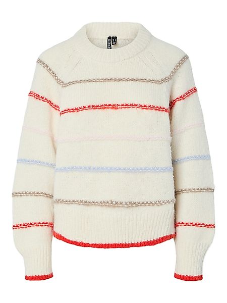 pieces Strickpullover "PCNELIA LS O-NECK KNIT NOOS BC" günstig online kaufen