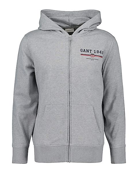 Gant Kapuzensweatjacke GRAPHIC FULL ZIP HOODIE günstig online kaufen