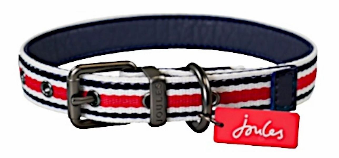 Hundehalsband 35,5-45,5 X 2 Cm Textil Navy/rot günstig online kaufen