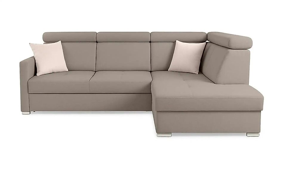 Ecksofa mit Schlaffunktion Mils ¦ beige ¦ Maße (cm): B: 238 H: 97 Polstermö günstig online kaufen