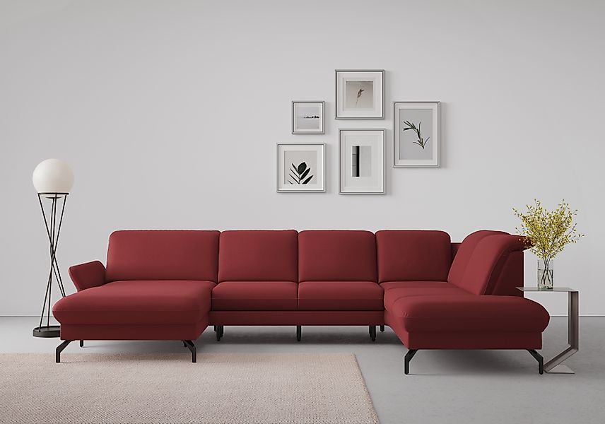 sit&more Wohnlandschaft »Fashion U-Form« wahlweise mit Kopfteilverstellung, günstig online kaufen