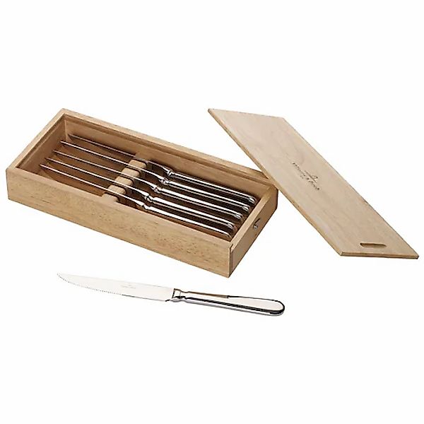 Villeroy & Boch Besteck-Set »Pizza- & Steakmesser Oscar 6er Set silber« günstig online kaufen